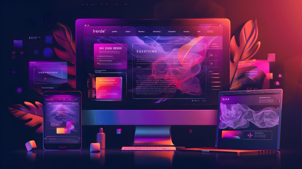 Image image, depicting, different web designs